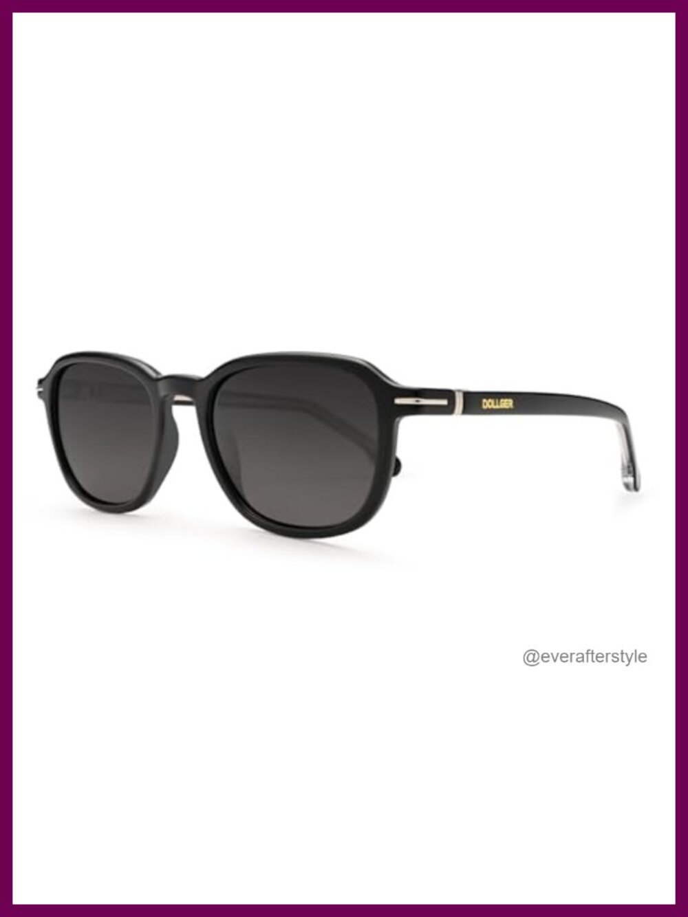 Polarized Sunglasses Rectangular TR90 Frame Acetate Temples UV400